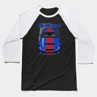 Shelby GT500 S197 - Blue & Red Baseball T-Shirt